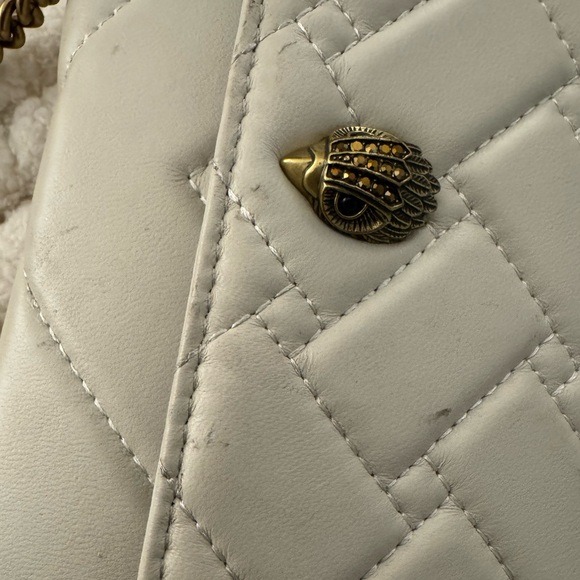 Kurt Geiger Cream Quilted Bag and Platform Sandals - Picture 13 of 14